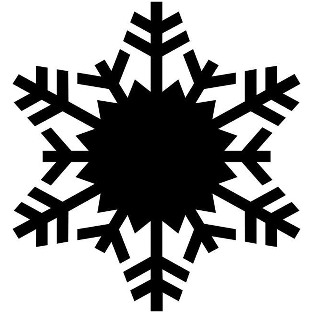 Fern Snowflake Craft Stencil