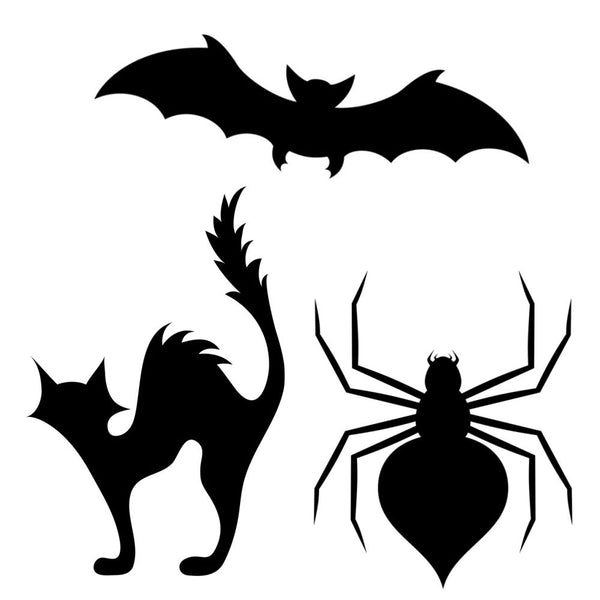 Halloween Pumpkin Carving 3 Piece Craft Stencil Set