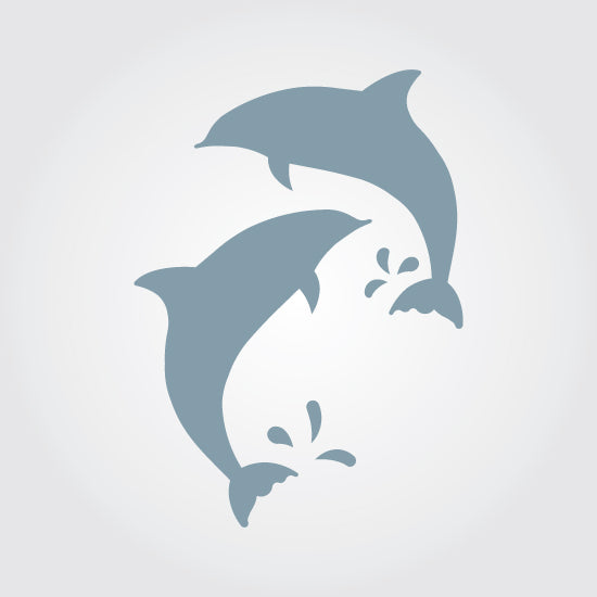 Dolphins Craft Stencil