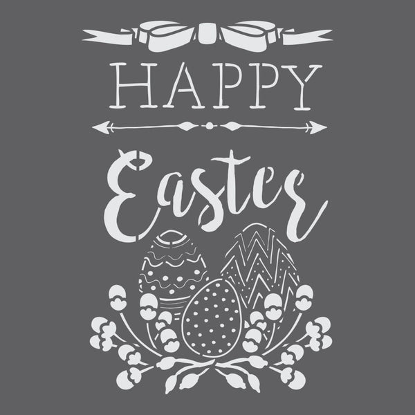 Happy Easter Craft Stencil