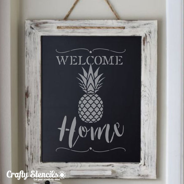 Welcome Home Craft Stencil