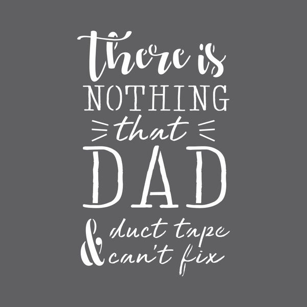 Dad and Duct Tape Craft Stencil