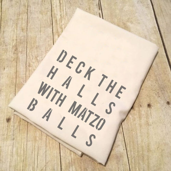 Deck the Halls with Matzo Balls Craft Stencil
