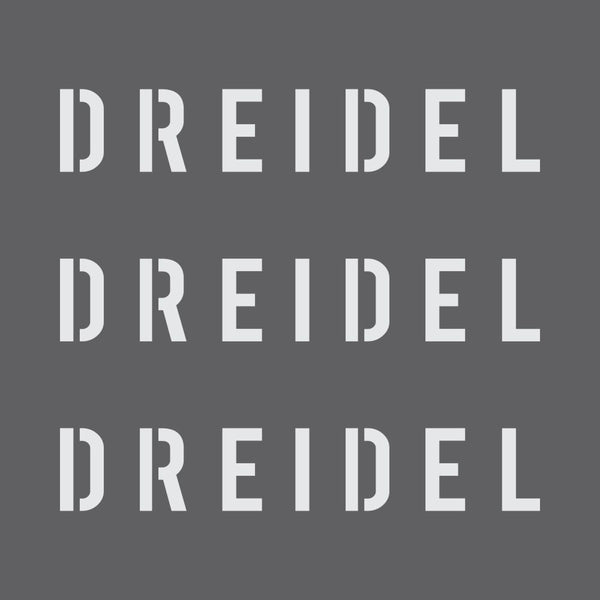 Dreidel Dreidel Dreidel Craft Stencil