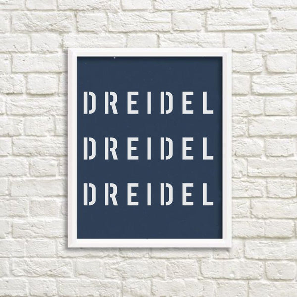 Dreidel Dreidel Dreidel Craft Stencil