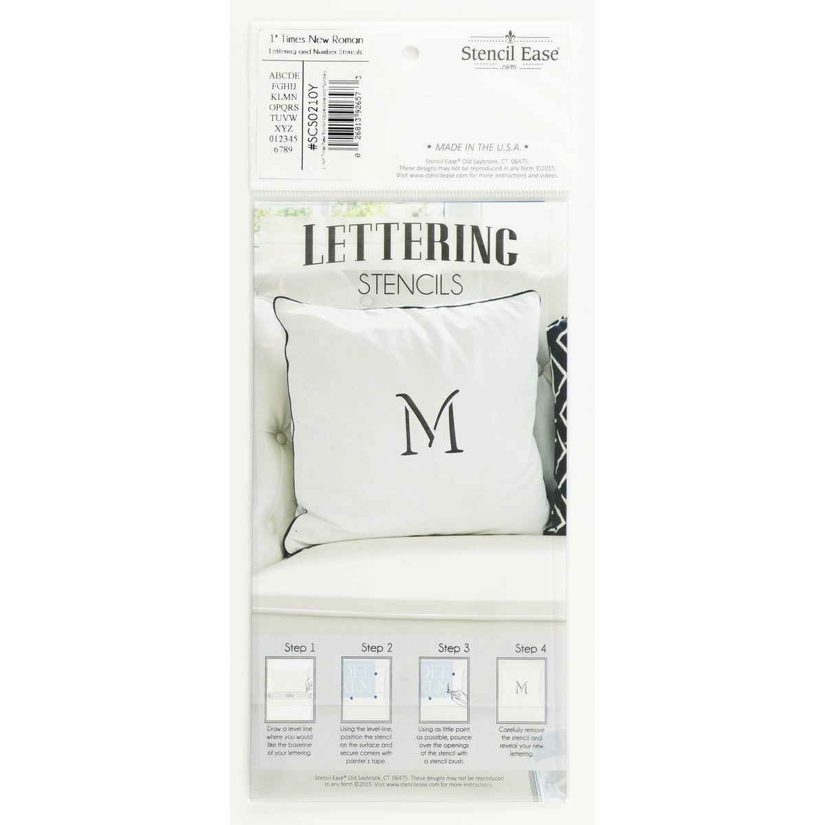 Times New Roman Numbers Stencil - 3 Inch Tall, Plastic Sheet For Address, House Numbers, Curb Painting