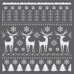 Nordic Christmas Sweater Mini Craft Stencil