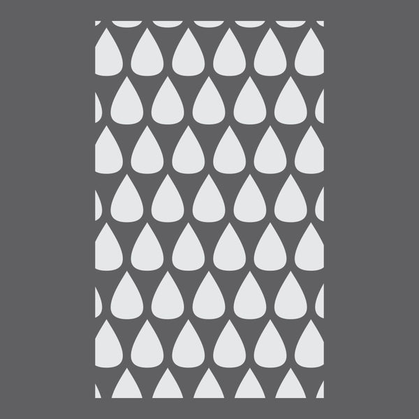 Droplets Designer Craft Stencil