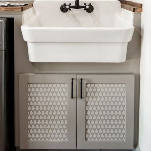 Droplets Designer Craft Stencil