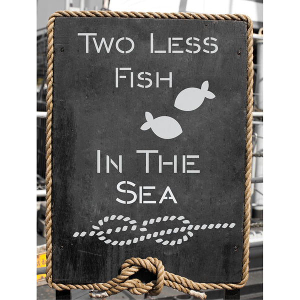 Nautical Wedding 8 Piece Craft Stencil Kit