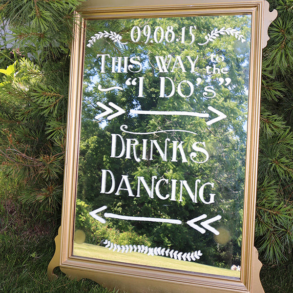 Woodland Wedding 8 Piece Craft Stencil Kit