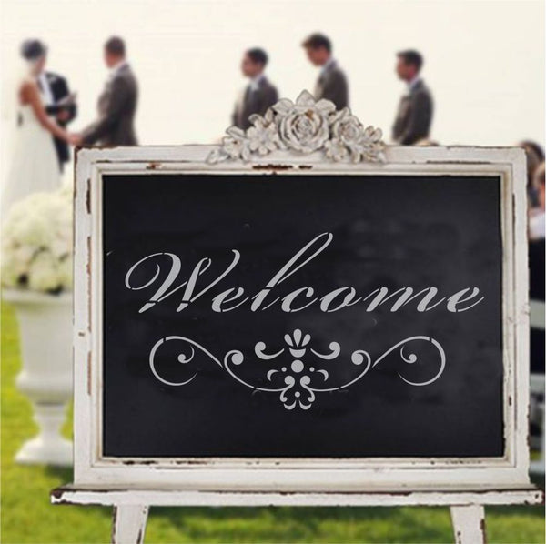 Ballroom Wedding 8 Piece Craft Stencil Kit