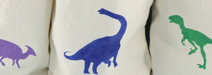 Stenciled Dinosaur Tote Bag Party Favors!