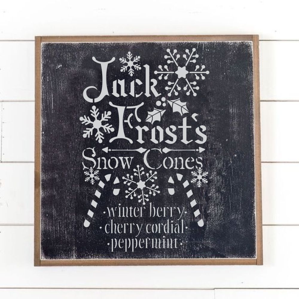 Winter Craft Stencils
