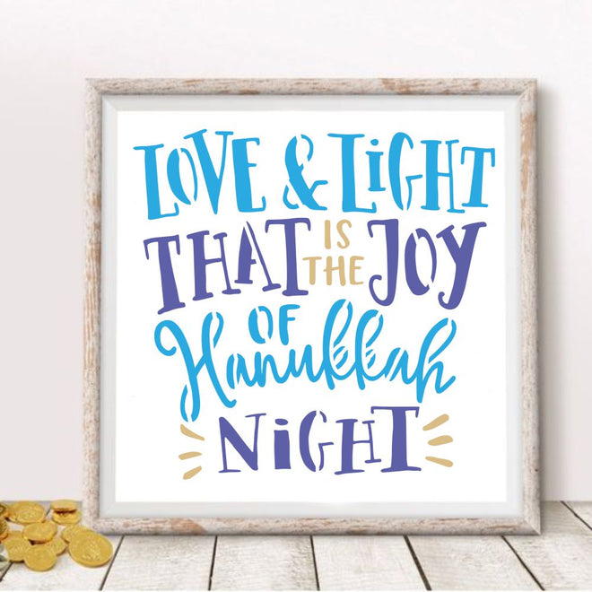 Hanukkah Craft Stencils