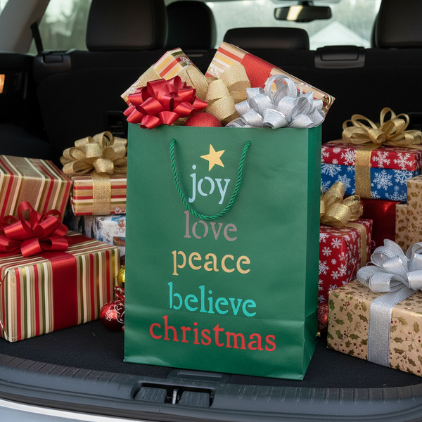 Joy Love Peace Craft Stencil by Crafty Stencils