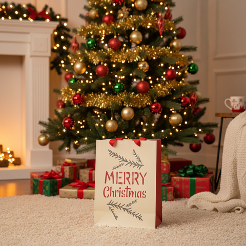 Merry Christmas Craft Stencil by Crafty Stencils