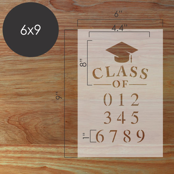 Graduation Year Craft Stencil
