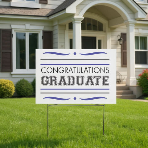 Congratulations Graduate Sign Stencil