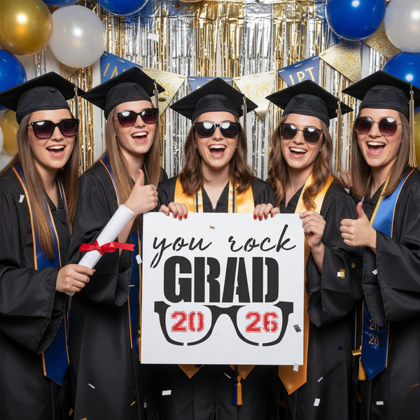 You Rock Grad Craft Stencil