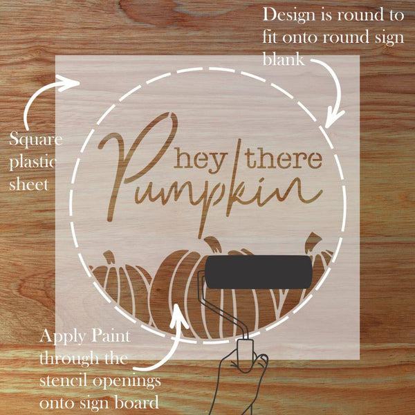 Infographic on Round Sign Stencils by Designer Stencils