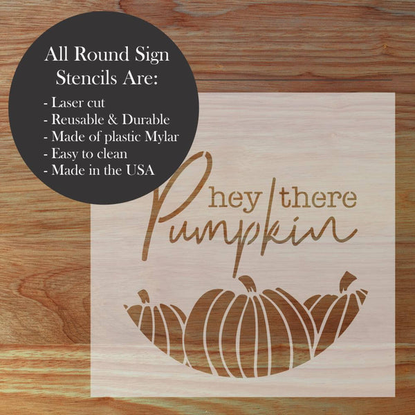 Infographic on Round Sign Stencils by Designer Stencils