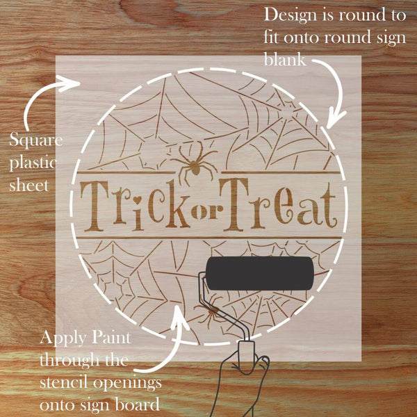 Infographic on Round Sign Stencils by Designer Stencils
