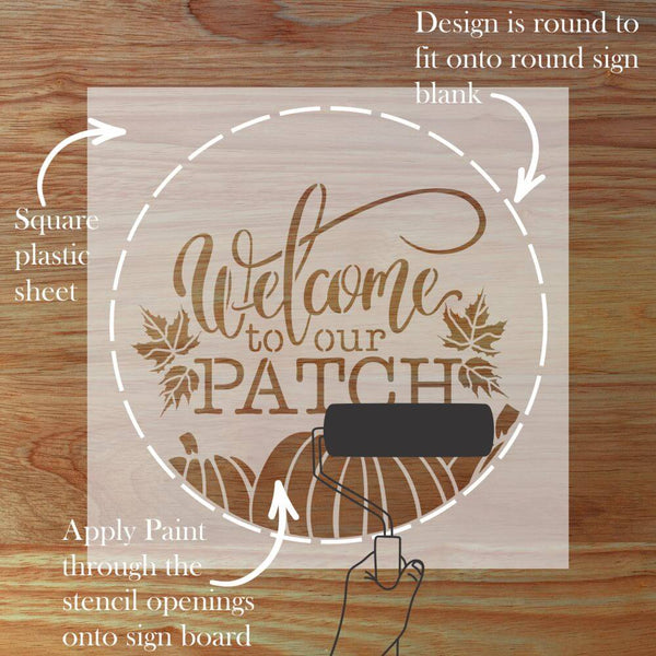 Infographic on Round Sign Stencils by Designer Stencils