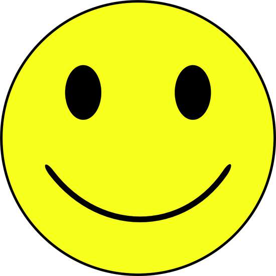 Smiley Face Stencil