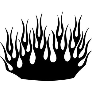 Sea of Flames Stencil