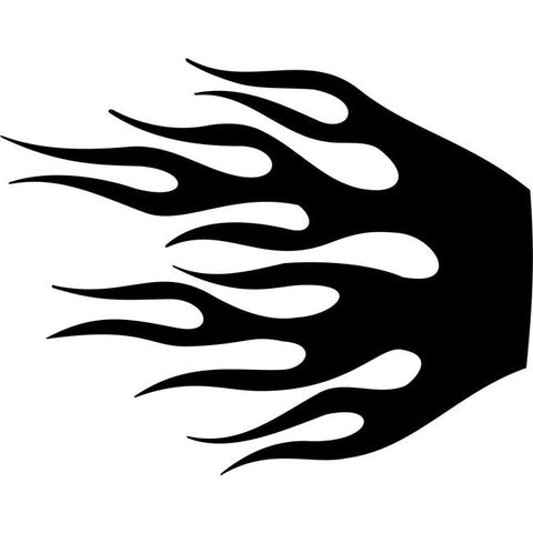 Wildfire Flame Stencil