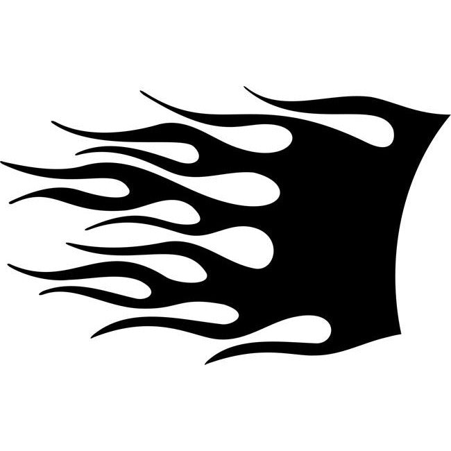 Combustion Flame Stencil