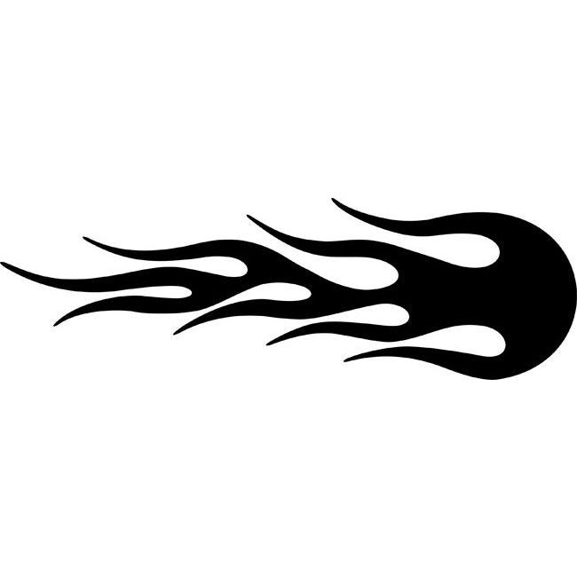 Comet Flame Stencil
