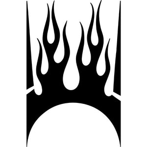 Fireplace Flame Stencil