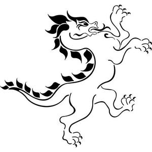 Welsh Dragon Stencil