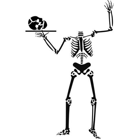 Skeleton 02 Stencil