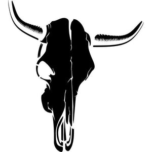 Longhorn Skull Stencil