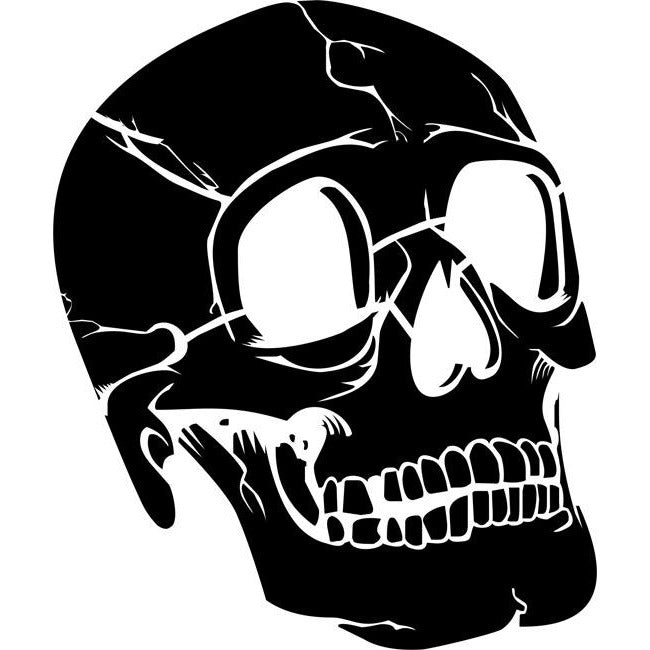 Human Skull Stencil