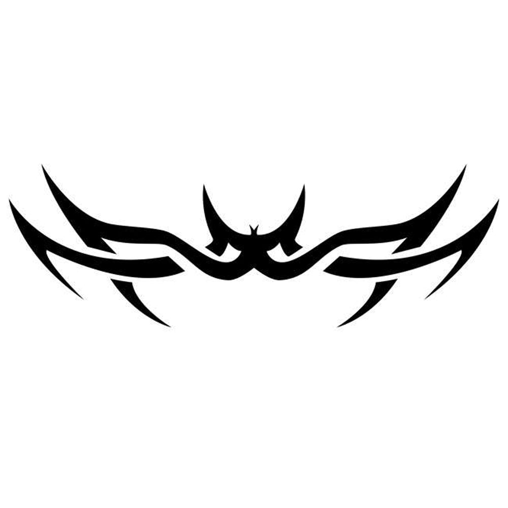 Spiked Tribal Tattoo Stencil