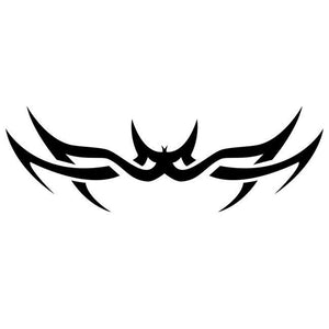Spiked Tribal Tattoo Stencil