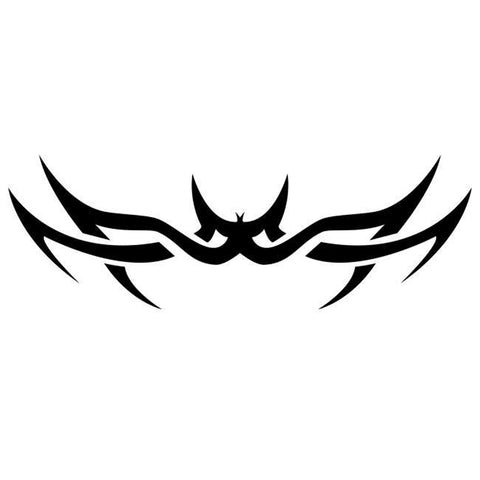 Spiked Tribal Tattoo Stencil