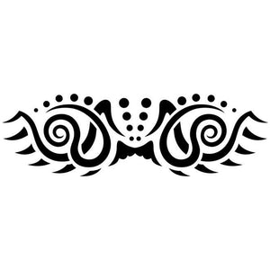 Swirl Tribal Tattoo Stencil