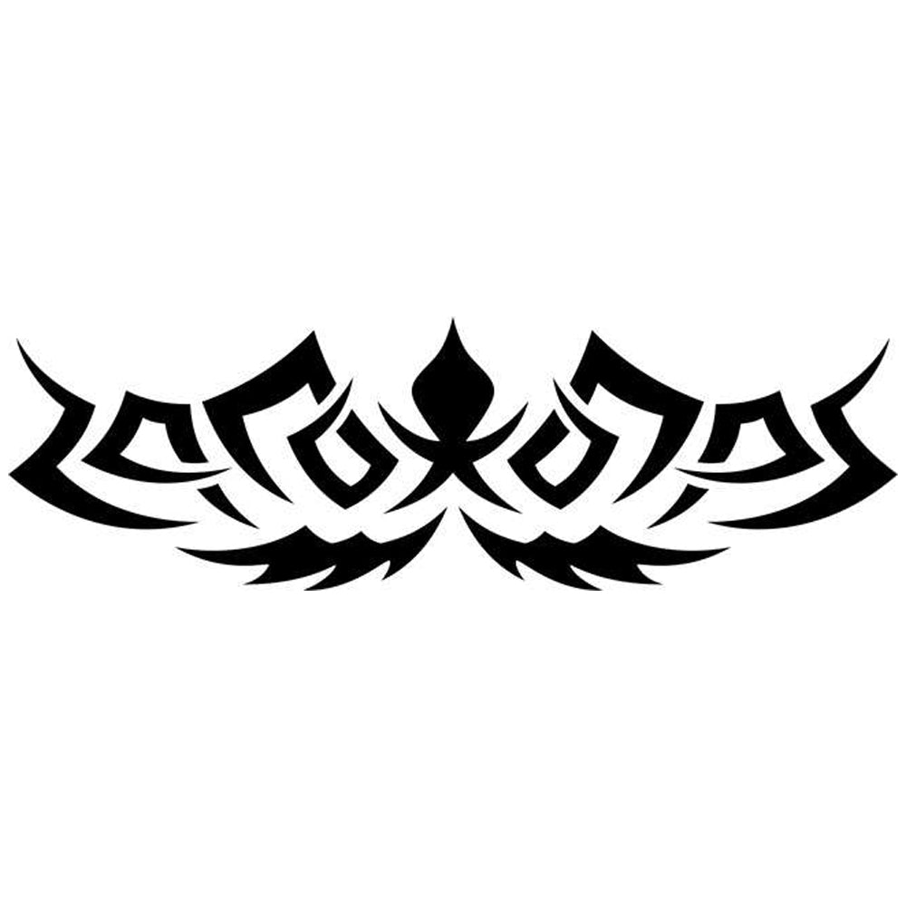Star Tribal Tattoo Stencil