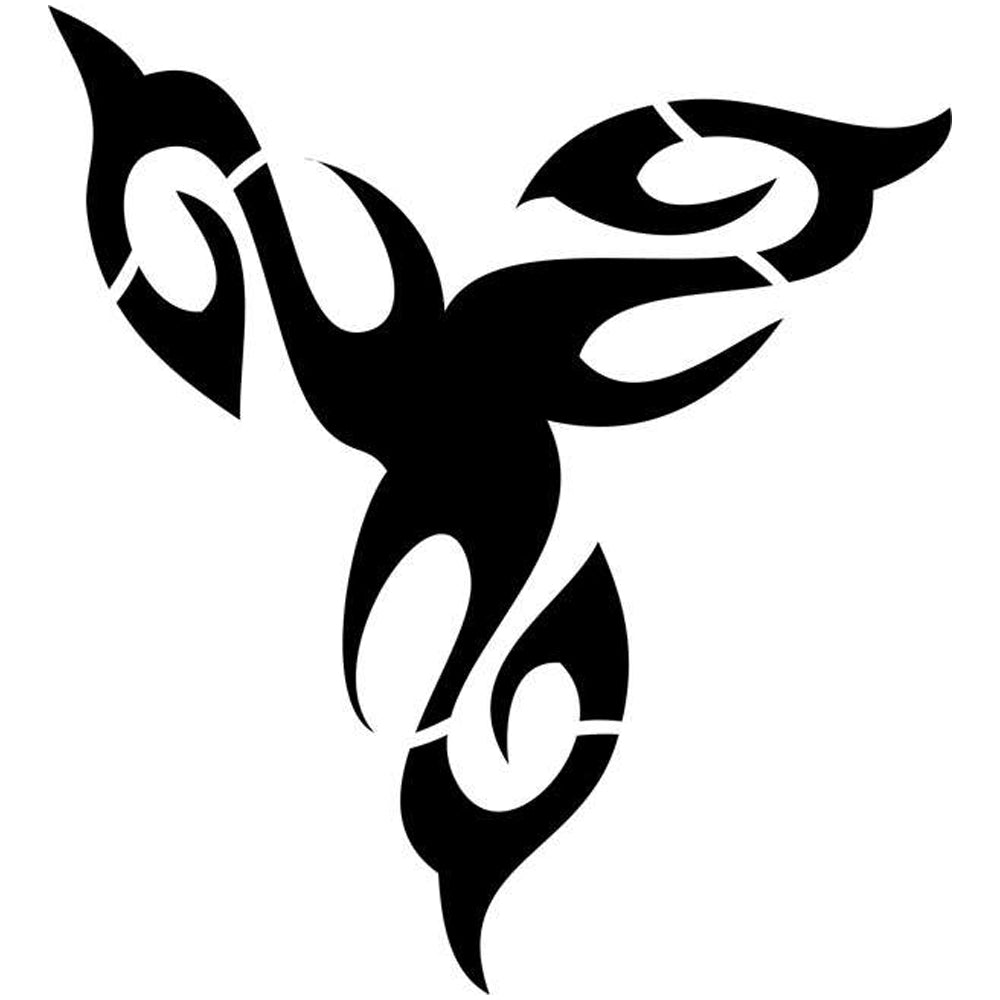 a simple artistic tattoo design of minimalist flying birds, blac... -  Arthub.ai