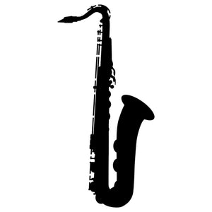Saxophone Stencil