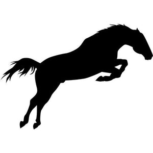 Jumping Horse Stencil