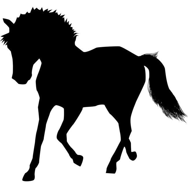 Galloping Horse Stencil