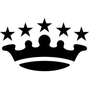 Astral Coronet Crown Silhouette Stencil