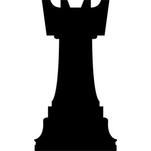 Rook Chess Stencil