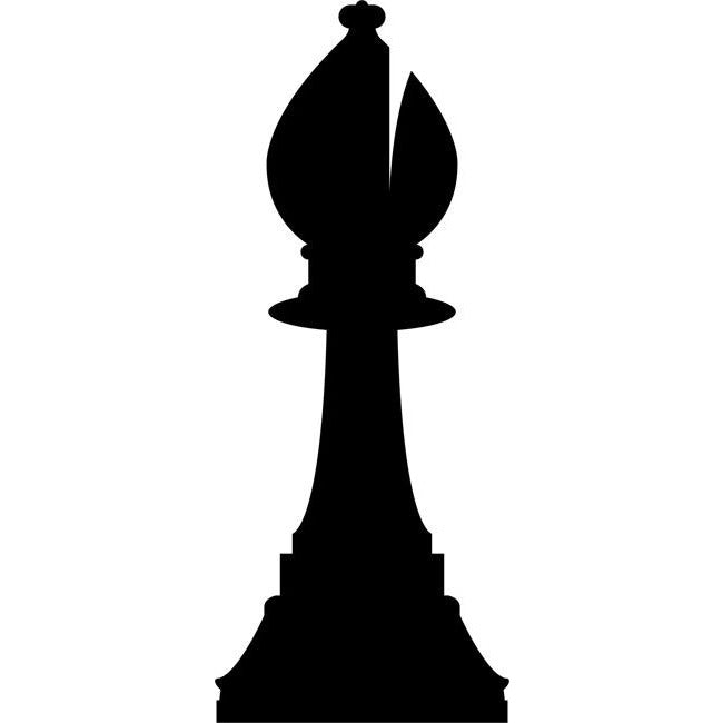 Bishop Chess Stencil